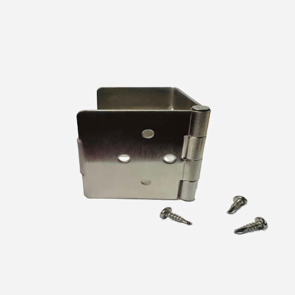 Energex Locking Hinge with Screws Side View