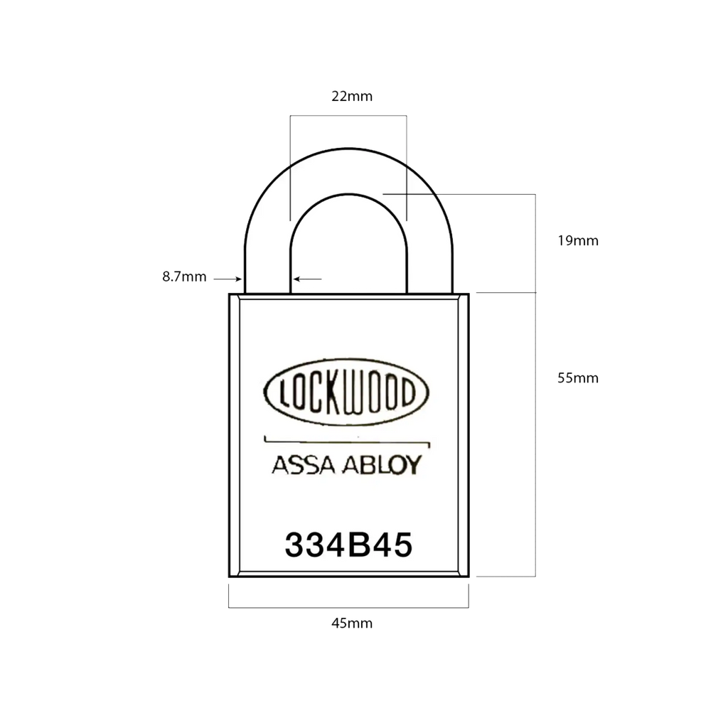 Lockwood 334B Padlock