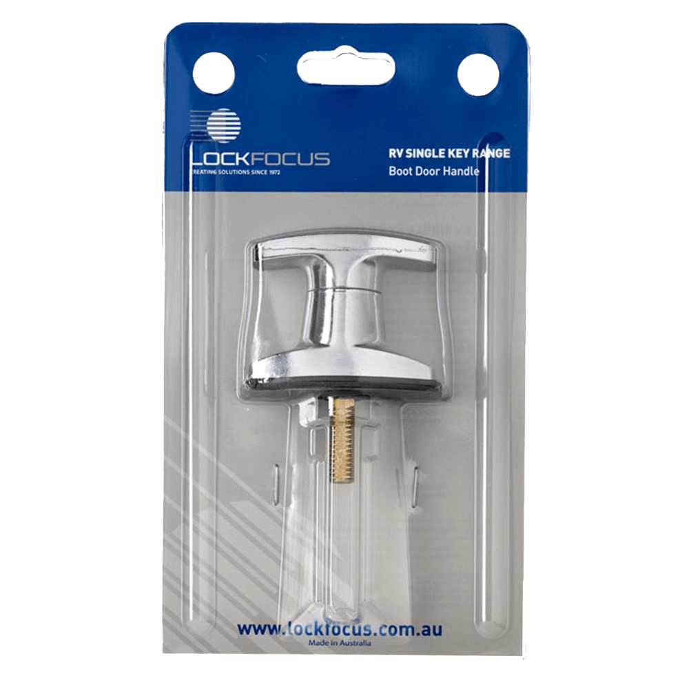 LOCK FOCUS Boot Door Handle | Barrel Included | Caravan & RV